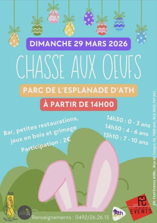 Chasse aux œufs au Parc de l’Esplanade