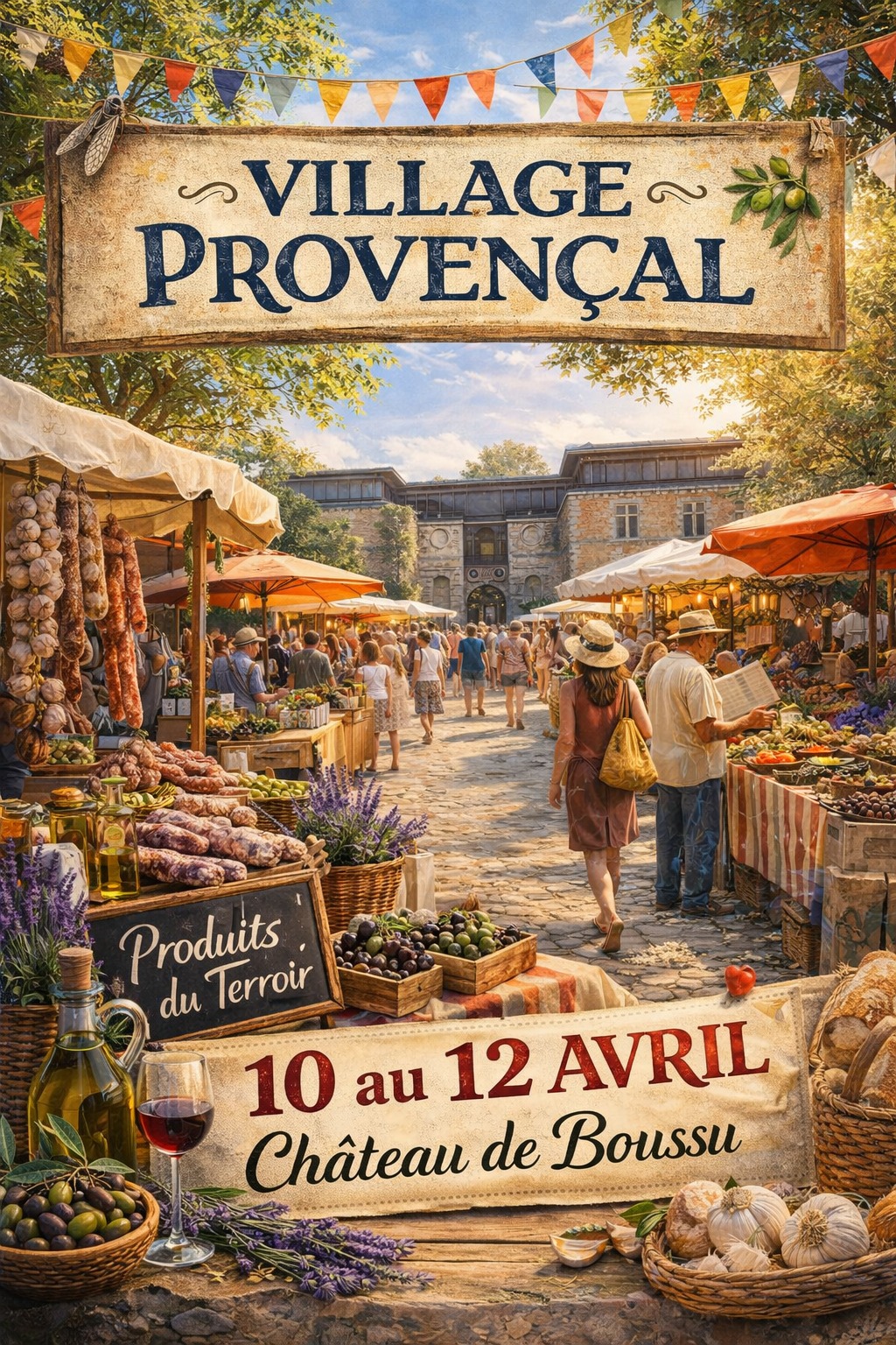 Village provençal au Château de Boussu