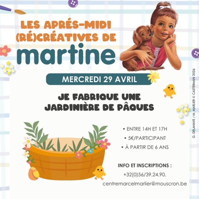 Les après-midi (ré)créatives de Martine