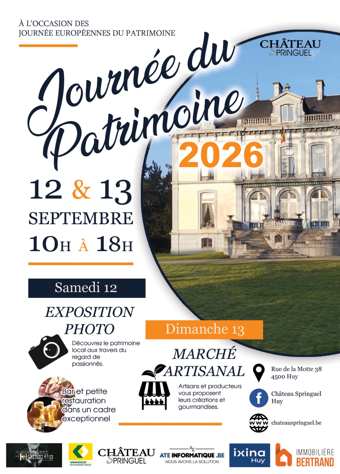 Journée du Patrimoine - Château Springuel en Belgique - Wekty