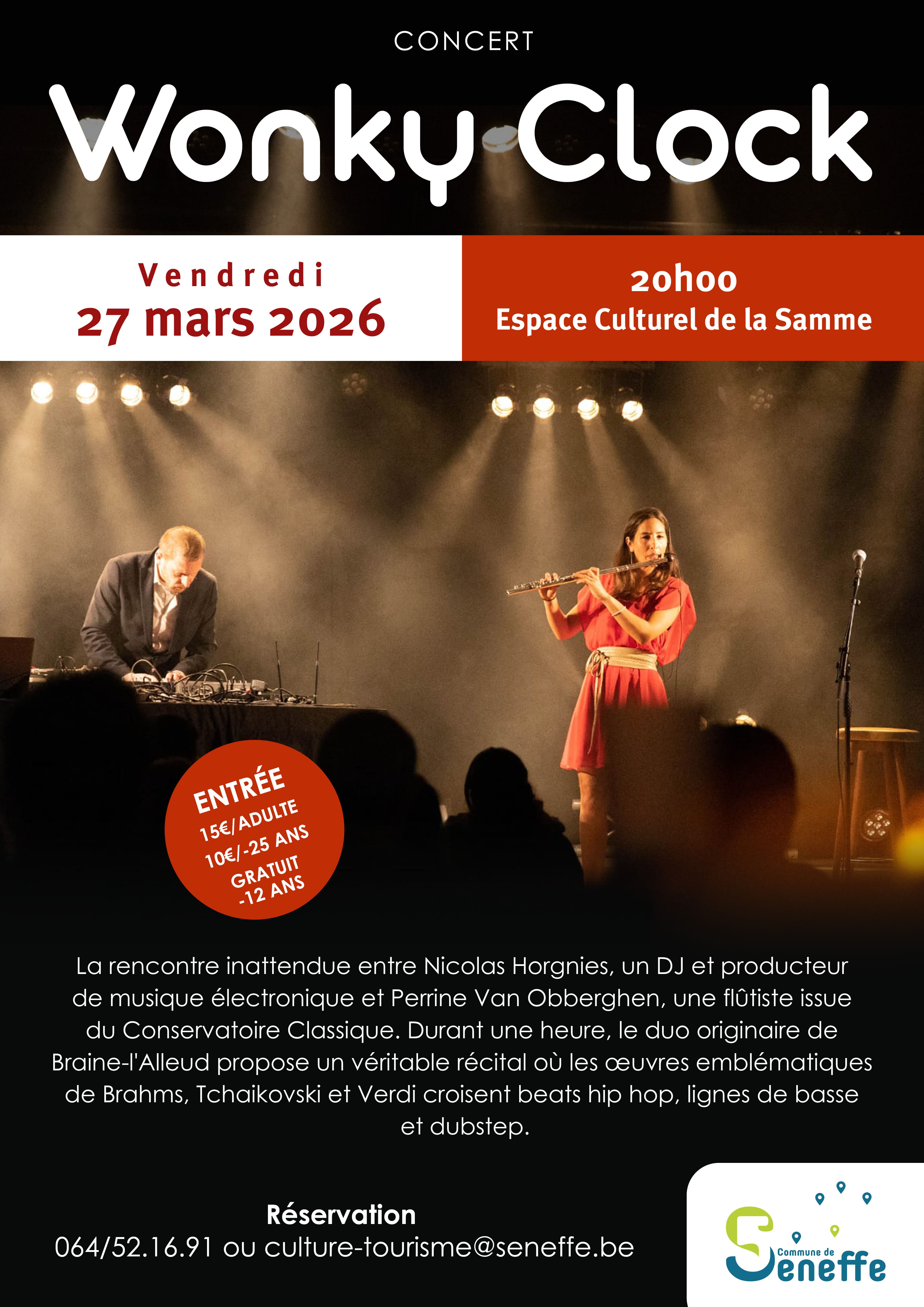 Wonky Clock à Feluy - Concert / Spectacle - Wekty