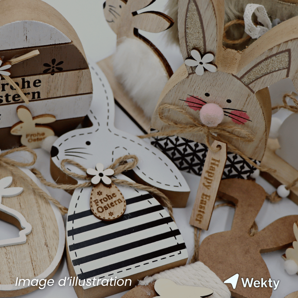 Puzzle 3D en bois – Bouquet de fleurs à assembler - Wekty